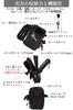 ALL BEFORE Multifunctional Smartphone Smartphone Shoulder Pouch with Carries Two Double Fits A6 Notebooks Black [CARRY ONE] 3-Way Pouch, Belt,