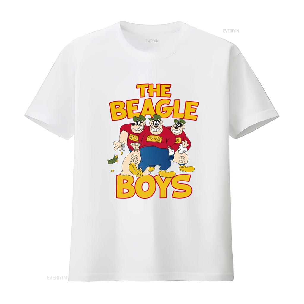 Funny Beagle Boys T Shirt For Sizes S 4xl Cartoon Print Vintage Washed Graphic Versatile Unisex Stylish Designer Clothes