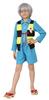 Clearstone GeGeGe no Kitaro Official Cosplay Halloween Kitaro Kids Boys 100cm Blue