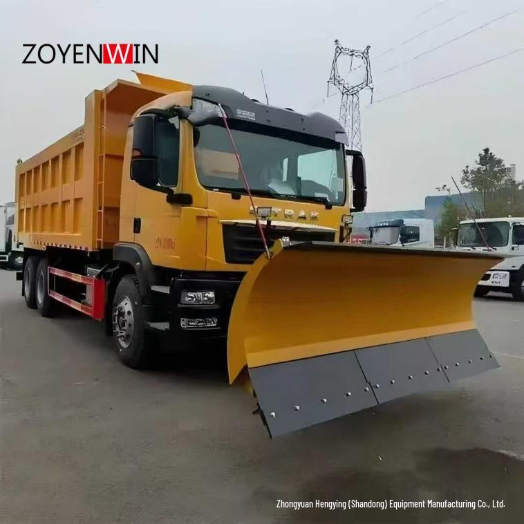 2.5m Snow Sweeper with 50 Loader: 3m Blade, 2m Snow Pusher & Water Sprinkler Truck