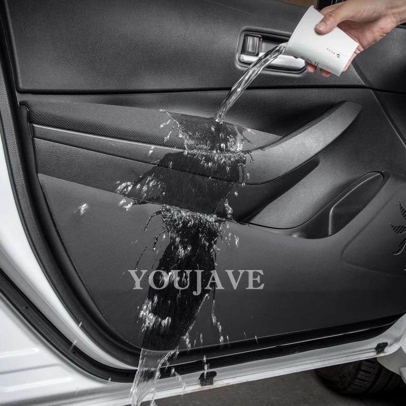 For MG 07 ES5 2022-2025 2026 Car Door Anti Kick Pad Protection Side Mat Stickers Leather Interior Styling Interior Accessories ukrs6