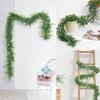 3 Pack Artificial Garland Artificial , Faux Vines Garlands Green Garlands Fake Hanging Leaves Home Decor