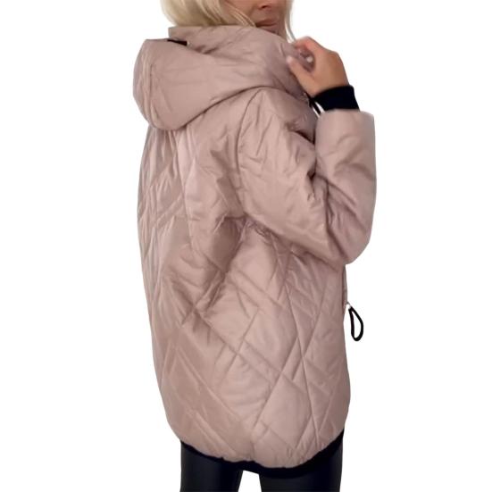 Зимнее пуховое пальто с капюшоном и застежкой-молнией на шнурке, ветрозащитная утепленная верхняя одежда, сохраняющая тепло, приталенное пальто для холодной погоды