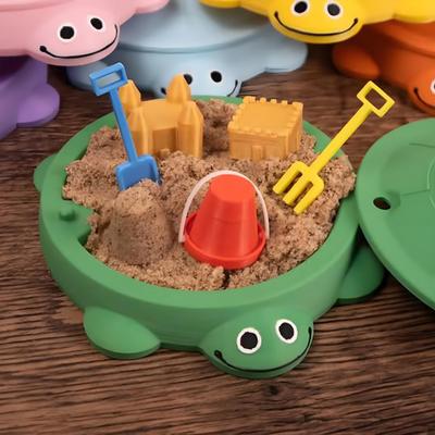 Мини Песочница-Черепаха с Инструментами Игрушка-Фиджет для Снятия Стресса Мини Дзен-Сад Песочница