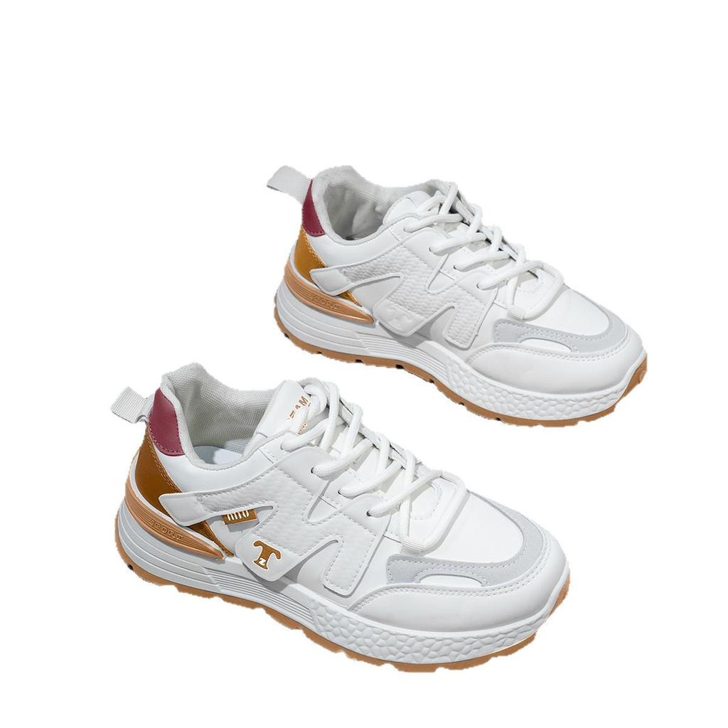 2025 весна и осень новые популярные кроссовки на толстой подошве в стиле Forrest Gump для папы, женские маленькие белые туфли, легкие, на мягкой подошве, универсальные, повседневные спортивные туфли