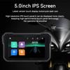5 Inch Motorcycle Multimedia Player Portable Carplay Navigation GPS IPX8 Waterproof Wireless Android Auto Touch Screen Bluetooth