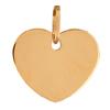 [R3929] - Gold Plated 'Love' Pendant - 23x19 Mm (engravable)