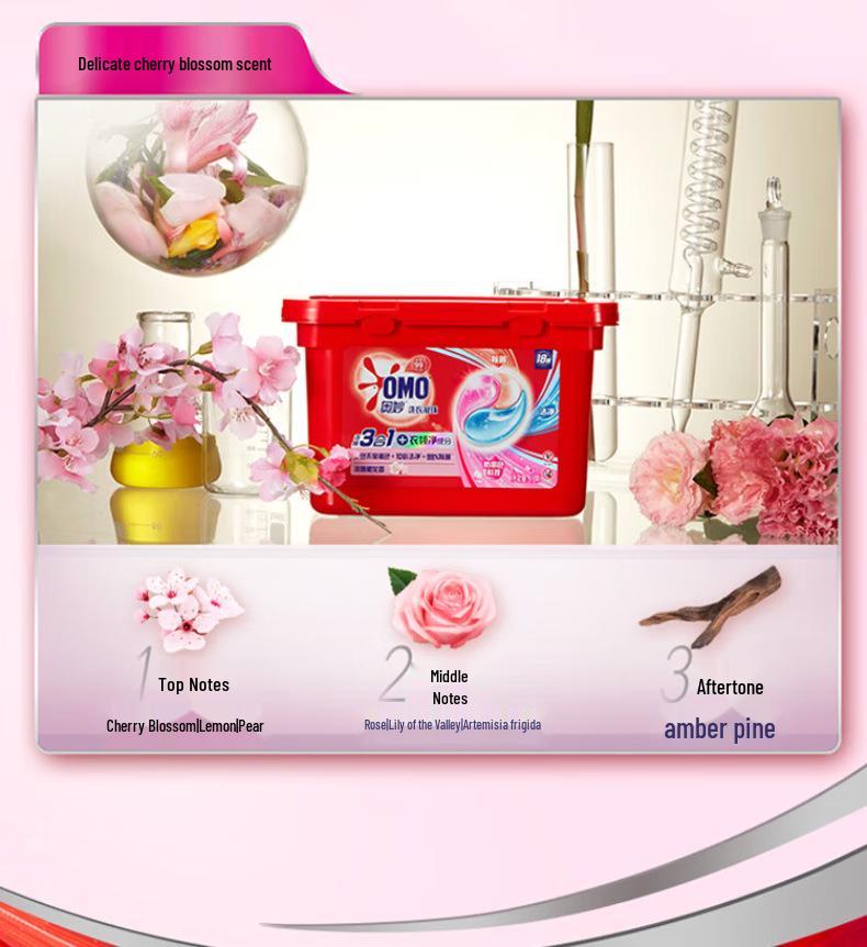 Мистическая Лаванда 3-в-1 капсулы для стирки: Пятновыводитель, стерилизатор, средство от клещей с долговременным ароматом.