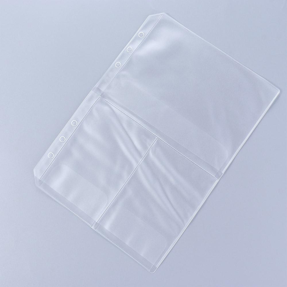 Size with Flap Binder Filler Binder Pockets Notebook Binder Binder Zipper Folders Loose Leaf Bags