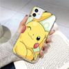 PK17 Пикачу мультфильм прозрачный чехол для Samsung A04 A14 A23 M33 M53 Realme 10 9 C35 C55 VIVO Y02 Y12 Infinix Hot 30 Note 11 Tecno Spark 8P Pro
