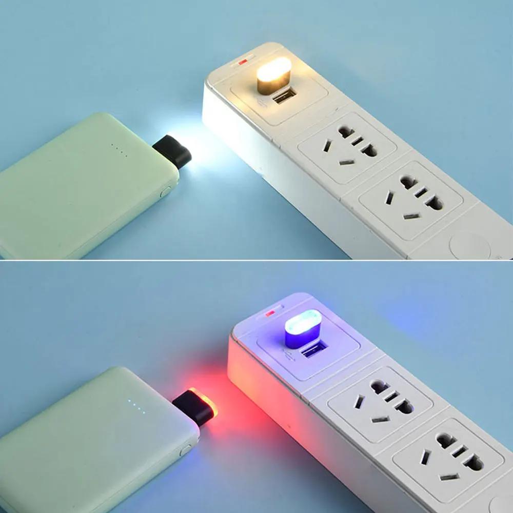 Мини USB LED Автомобильный свет Автомобильный внутренний атмосферный свет Аварийное освещение Свет ПК Автомобильный красочный декоративный светильник Автомобильные аксессуары