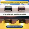 Outdoor Solar Powered LED Step Light Waterproof Garden Stair Lamp for Deck Fence Railing Yard Pathway Patio Landscape Lighting