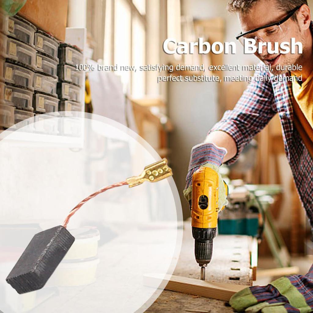 60-Piece Electric Motor Carbon Brush Set: 10 Sizes for Power Tool Repair