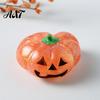 Halloween Party Favors 1/4Pcs Pumpkin Stress Relief Toy, Smiling Head Squeeze Glitter Desk Toy Clear Office for Relieve Anxiety Slow Rebound Toys