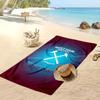 West Ham United FC Personalized Printed Beach Towel Soccer Logo Support Custom Name Text Absorbent Towel For Sport Travel Special Gift