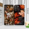 Креативный чехол для телефона 'Привет, Осень' с кленовым листом для Honor Huawei 200 100 400 PRO 90 Lite X8 X7 Magic 7 6 5 Pro Мягкая накладка