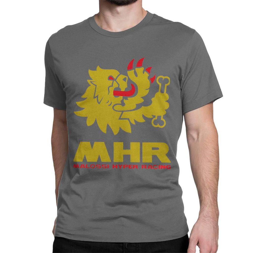 Мужские Женские Италия Мотоциклетные Гонки MHR Футболки Malossi Хлопковые Топы Новинка Футболка с Коротким Рукавом и Круглым Вырезом Оригинальные Футболки