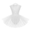 Ballet Leotards for Girls Toddler Leotard with Tutu Skirt Dance Tutu Dress Shiny Rhinestones Performance Dresses