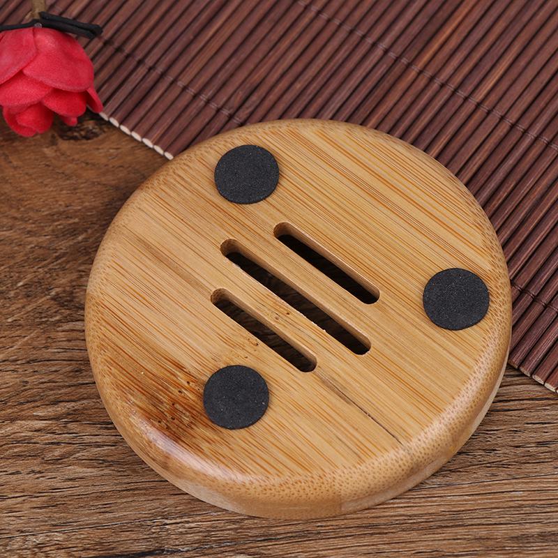 Натуральный бамбуковый деревянный поднос для душа в ванной комнате держатель для тарелок контейнер для тарелок