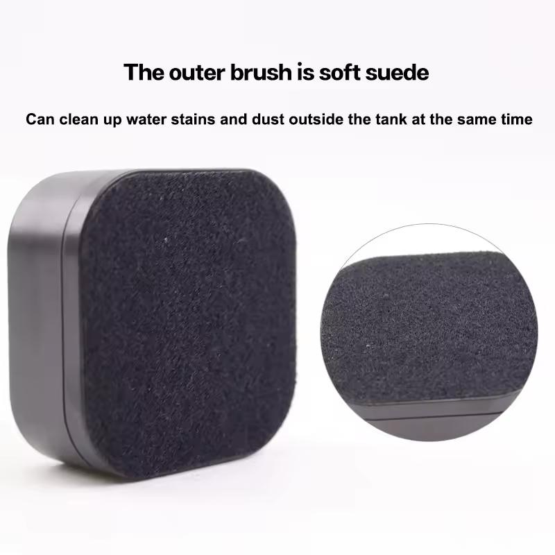 Mini Square Magnetic Brush, Strong Magnetic Cleaning, Fish Tank Cleaning, Algae Removal,small Aquarium Fish Tank