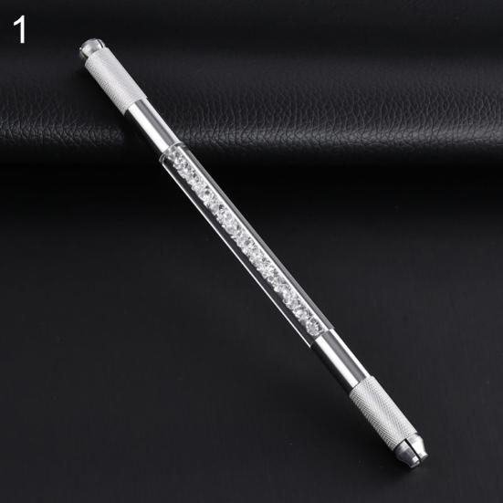 Модная двухсторонняя ручная ручка для татуировки, перманентный микроблейдинг, ручка для бровей, инструмент