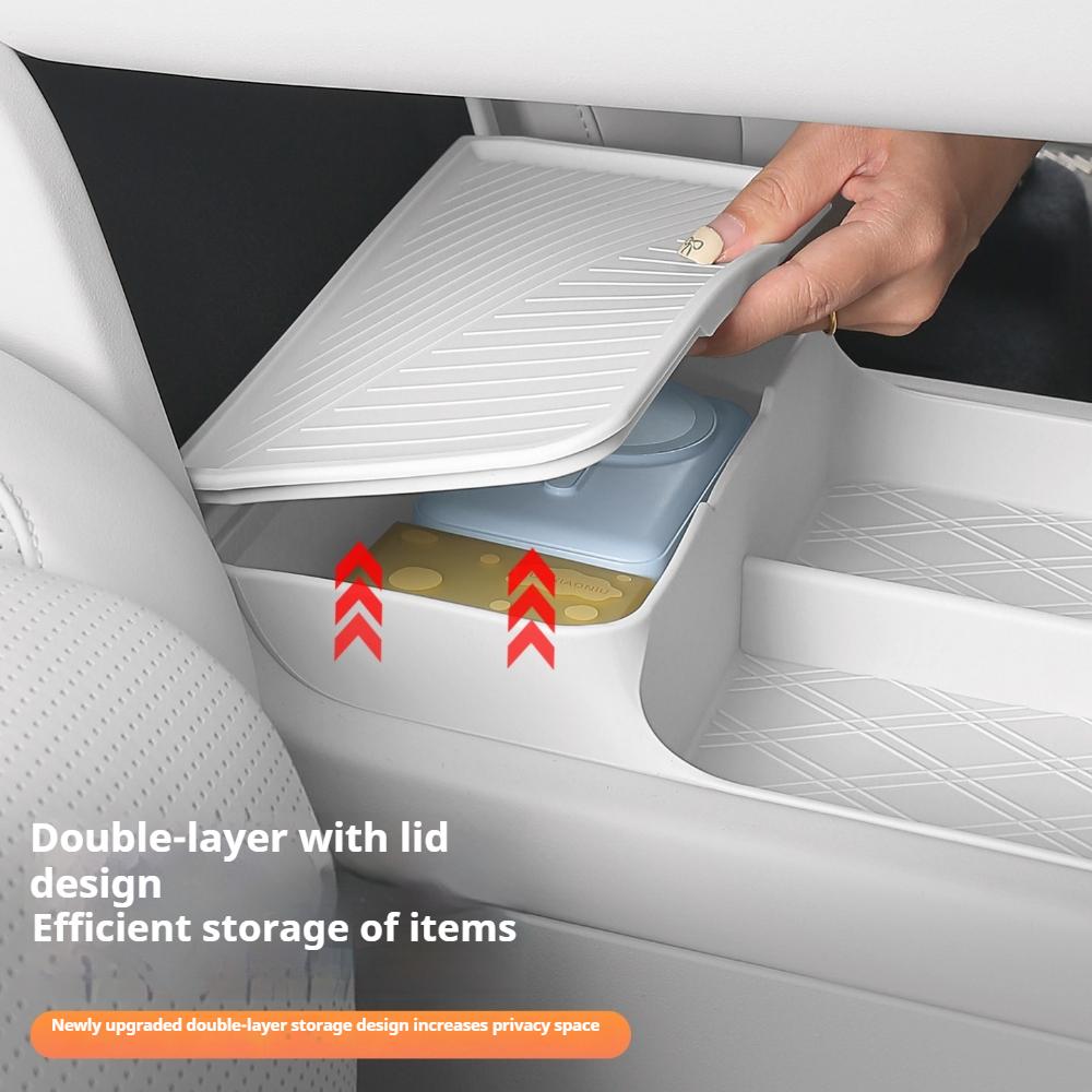 Fit For LYNK CO 900 Car Center Console Lower Storage Box Car Cup Mat Interior Modification Parts