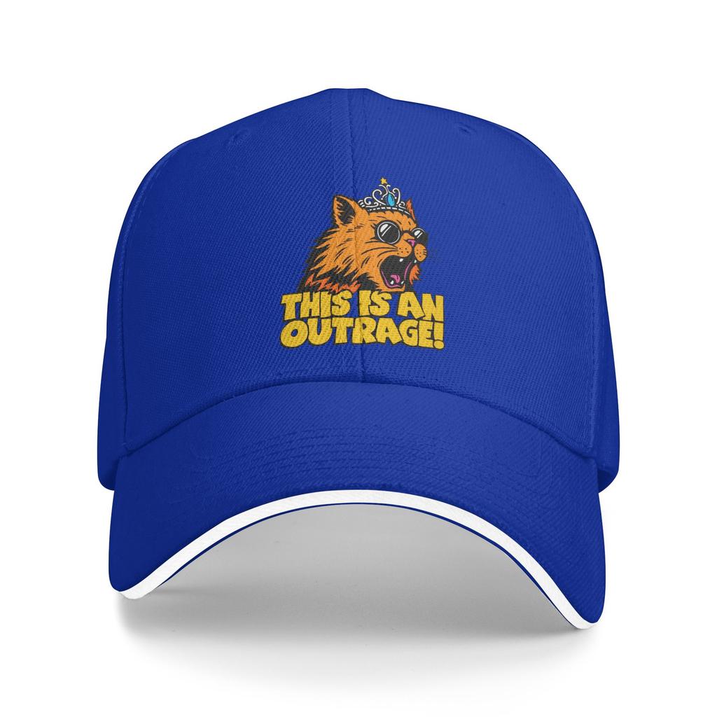 Dungeon Crawler Carl Princess Donut This is an Outrage Sun Baseball Cap Summer Trucker Hat For Men Running Hippie Snapback Cap