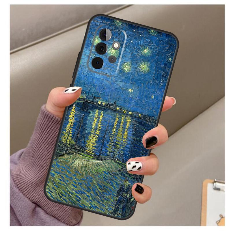 Van Gogh Oil Painting Case For Samsung Galaxy A33 A13 A53 A34 A54 A14 A15 A16 A26 A36 A56 A12 A32 A52 A06 A35 A55