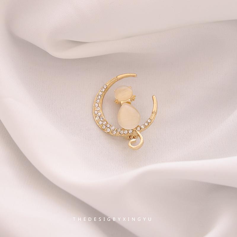 Элегантная брошь в виде золотого жемчужного колоса: Универсальный, Высококлассный Аксессуар для Женщин