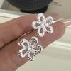 Xiaomi BF CLUB 925 Sterling Rings for Women Simple Geometric Handmade Irregular Retro Big Flower Ring Allergy For Birthday Gift