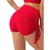 Fashion High Waist Peach Bum Lift Shorts Women's Tight Elastic Quick-Drying Shorts Yoga Pants Knotted Exercise Workout Pants