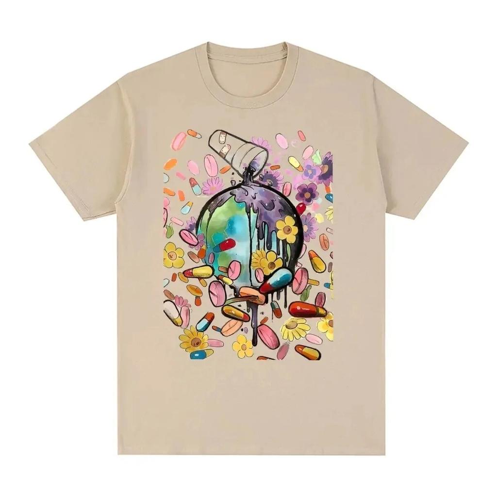 Rapper JUICE WRLD Graphic Cotton T Shirt Unisex Women Hip Hop Tee Fashion Short Sleeve Tshirt 2024 Summer Oversized T-shirts Tops