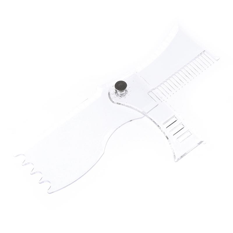 Регулируемый инструмент для формирования бороды, мужской портативный трафарет для укладки, шаблон-расческа, триммер