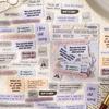 50 шт. Стикеры со словами для дальних путешествий, ретро, английский текст, эстетичные наклейки с фразами для DIY-журнала, скрапбукинга, коллажа