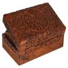 Wooden Jewelry Box For Women 20.32cm Jewelry Organizer Square Wood
