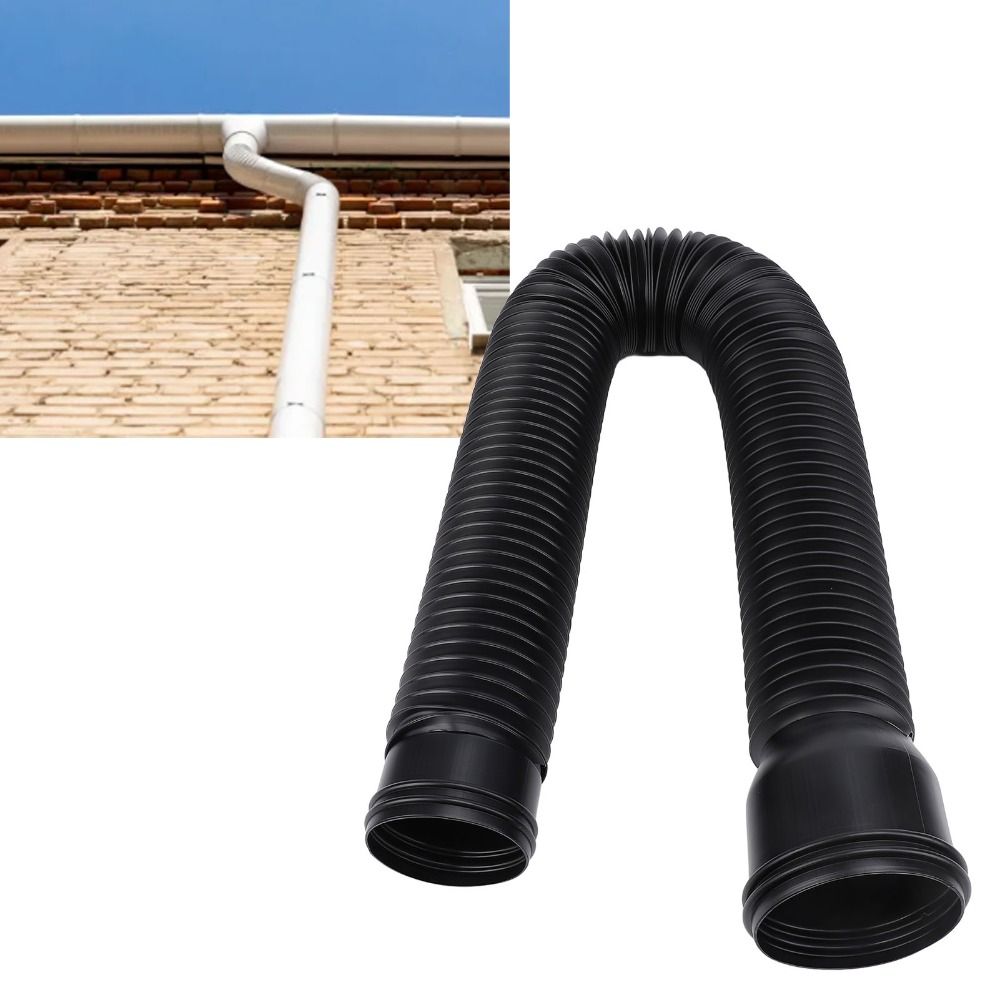 Round Rain Gutter Downspout Extension PE Downspout Diverter Extendable Drain Away Extender  Villa