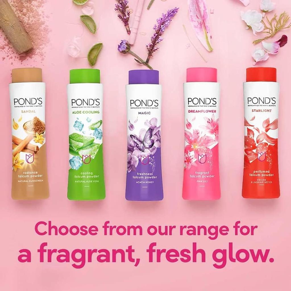 POND'S Dreamflower Ароматизированная пудра-тальк 100 г