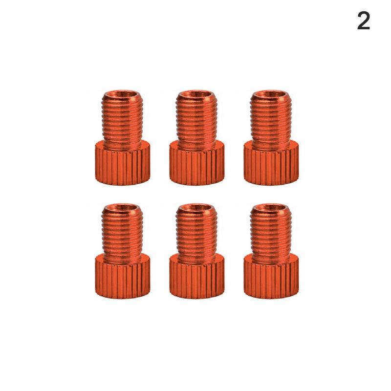6 шт. алюминиевый велосипедный клапан Presta к конвертеру Шредера автомобильный адаптер клапана