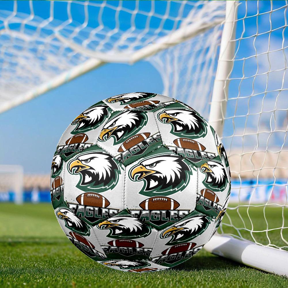 Philadelphia Eagles Size 5 Soccer Balls, Anti-Slip, Protective Football, Outdoor Sport, Practice Games, Birthdays Gift Suitable for fan