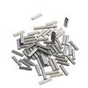 100pcs Copper Tube Copper Fishing Wire Fishing Tackles Crimping Sleeves Line Crimping Double Tube