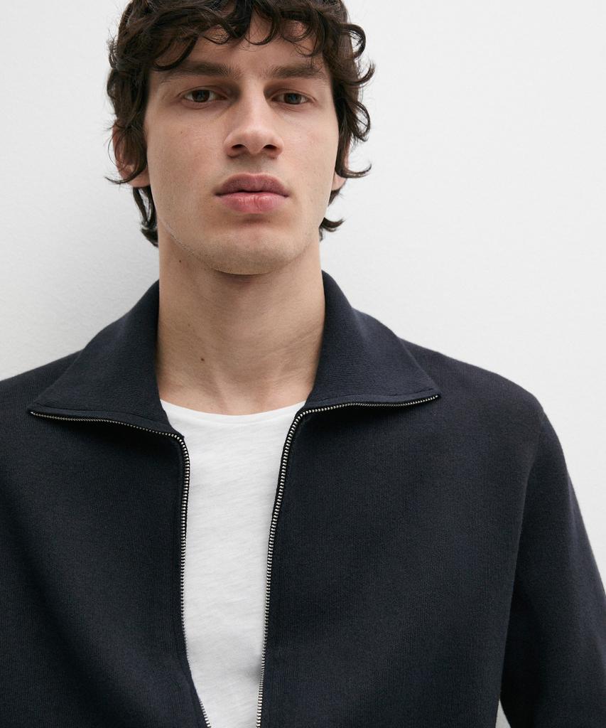 Massimo Dutti Кардиган на молнии из 100% хлопка