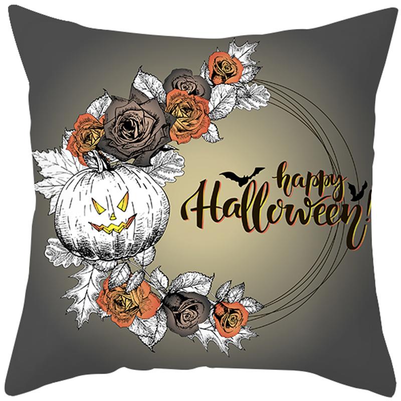 Домашний декор, наволочка с тыквой на Хэллоуин, креативная наволочка с принтом, наволочка для дивана, вечеринки, дома, автомобиля, наволочка 45x45 см, Funda de Almohada