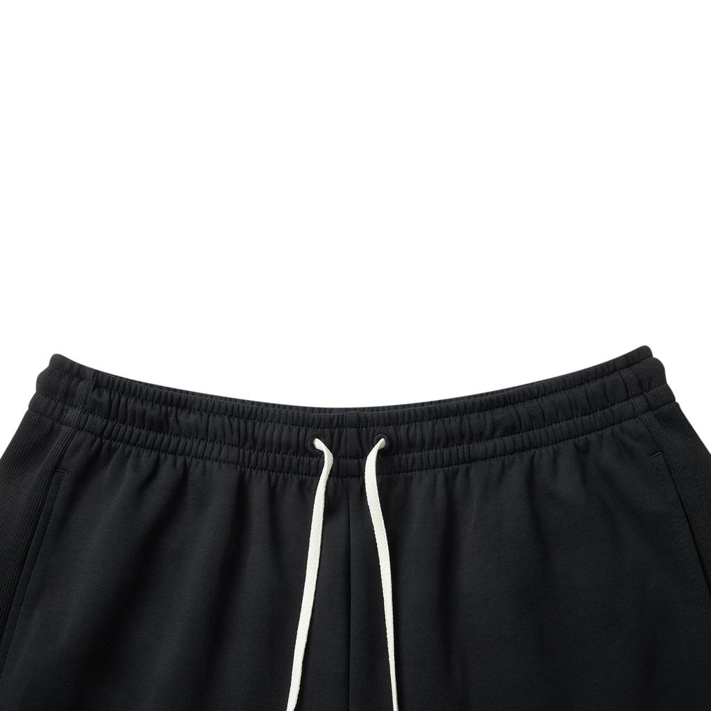 Li-Ning Badfive Буквенные Брюки средней посадки на кулиске Дышащие Универсальные Прямые Повседневные Мужские брюки Низ Черный AKLV081-3