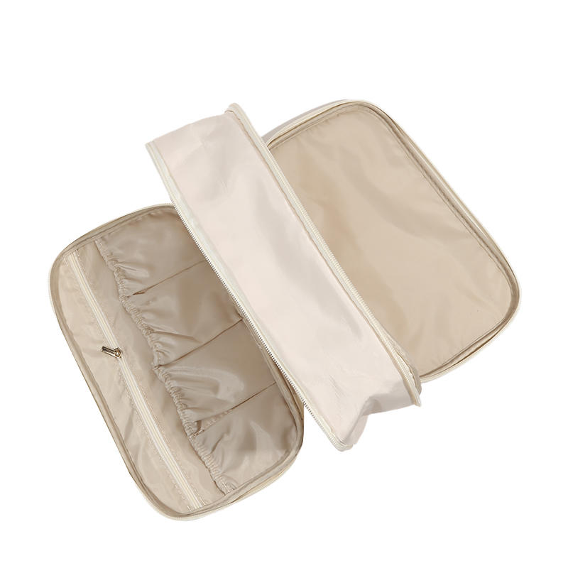 Двухслойная дорожная сумка для хранения вещей для деловых поездок, переносное нижнее белье, носки, большая вместительная сумка-органайзер