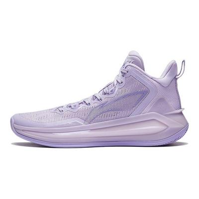 Баскетбольные кроссовки LiNing Blade 3 Lavender Shock Absorbing Anti-Slip износостойкие средней высоты мужские баскетбольные кроссовки сиреневые ABAS089-2