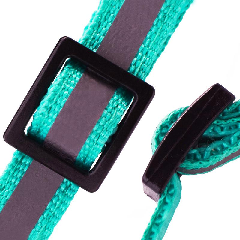Wholesale 100Pcs Adjustable Reflective Dog Collars With Bell Buckle Easy Wear Puppy Dog Cat Collar Accessories Pet Supplies