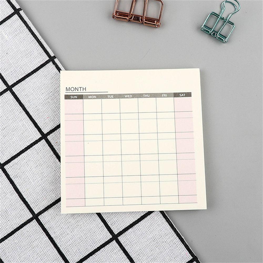 To Do List Stationery School Supplies Notebook Daily Weekly Weekly Plan Month Planner Memo Pad