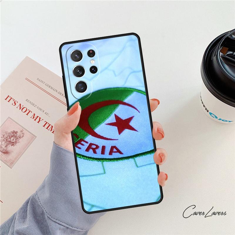 Чехол для телефона с флагом Алжира Для Samsung Galaxy S24 S25 S23 S22 Ultra Note 10 20 Plus S20 S21 FE Чехол