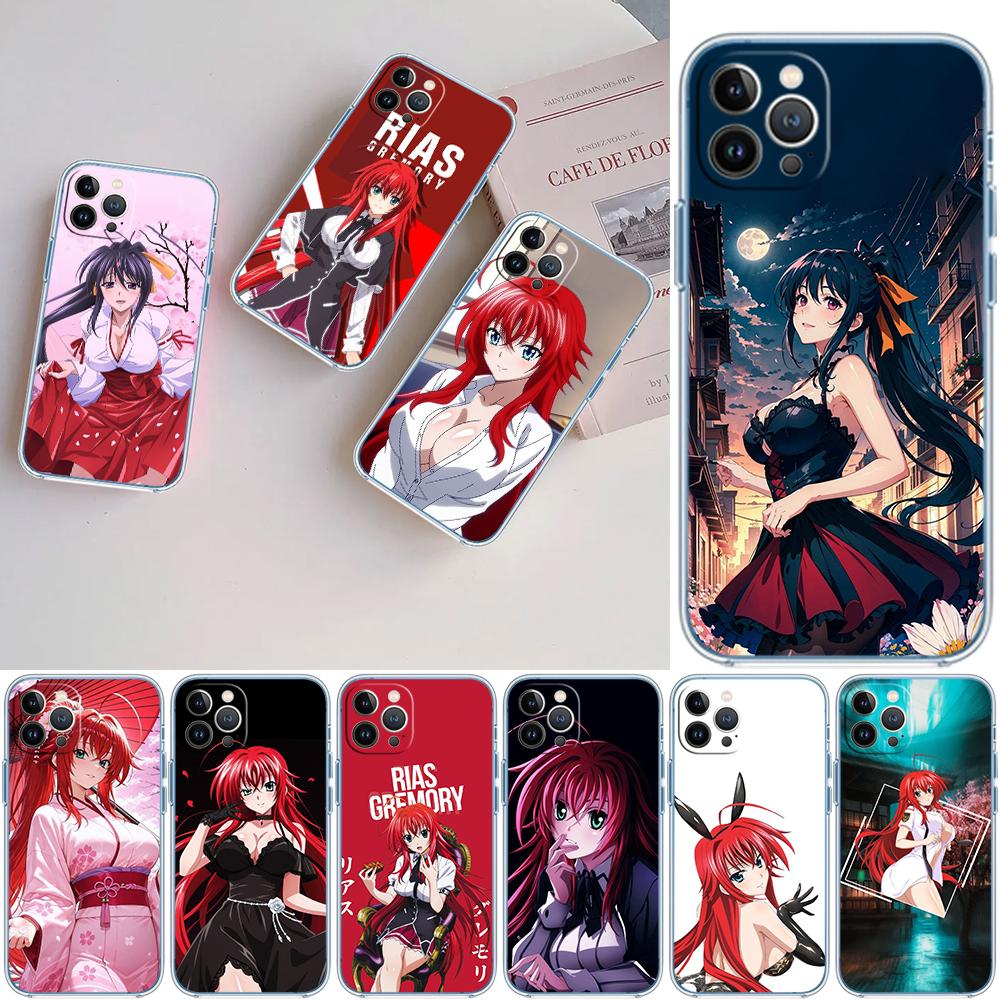 LO84 Rias Gremory Phone Case for Motorola Moto E13 E15 E20 E22 E22I E22S E30 E32 E40 E7 E7I G Plus Power Play Stylus G22 G14