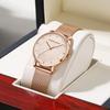 Sahara Desert Dial New Design Top Brand Luxury Japan Quartz Wristwatch Stainless Steel Rose Gold Waterproof Watch for Women